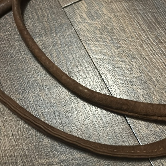 Handmade Himalayan Purse 100% Cotton & Suede Brown Orange Aztec Boho - Picture 7 of 13